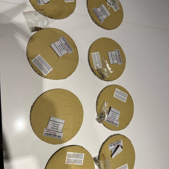 Kim Seybert Beaded Drink Coasters (set of 8) - Picture 5 of 8